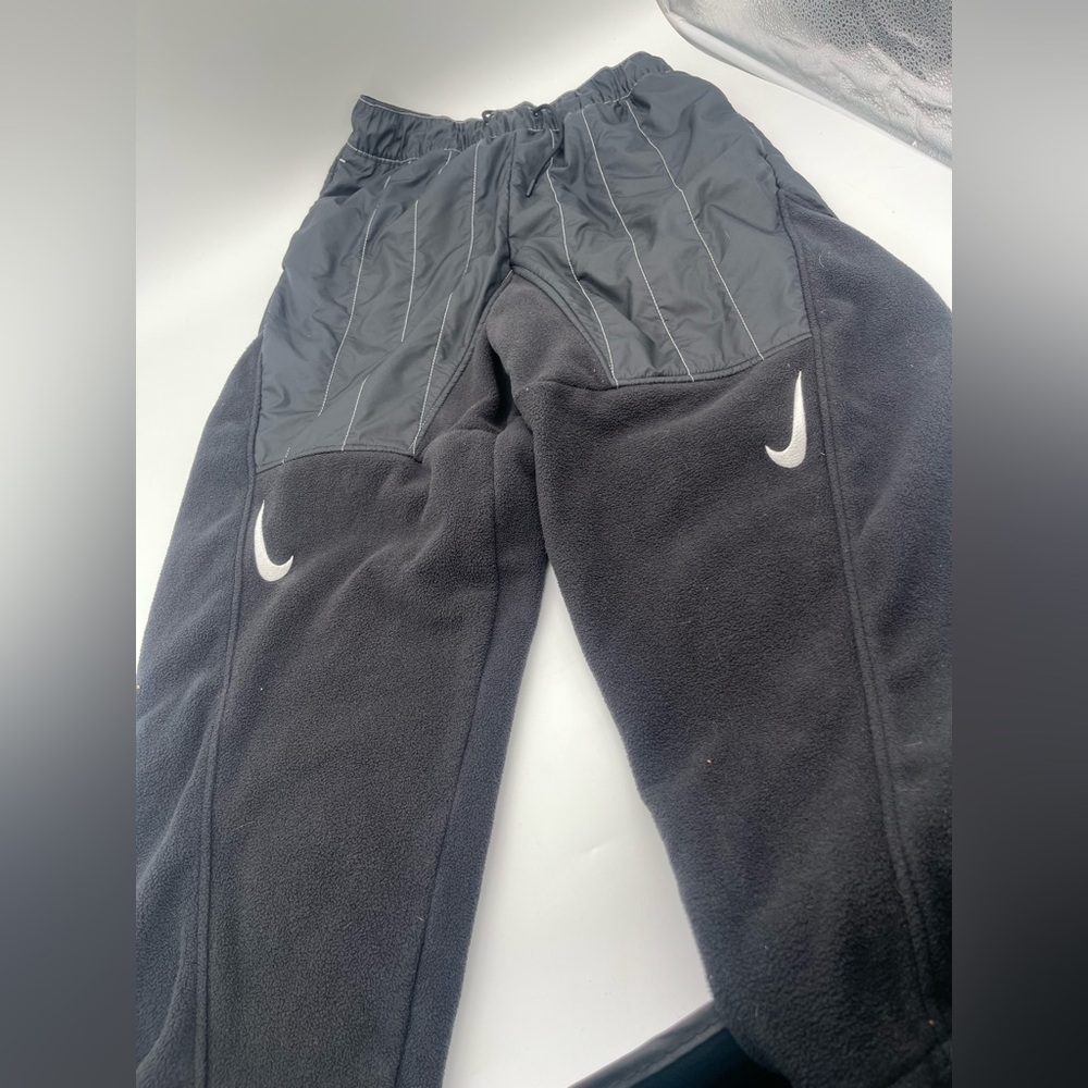 NIKE WOMEN’S SWOOSH CURVE Sweatpants QUILT BLACK SMALL dd5614 010